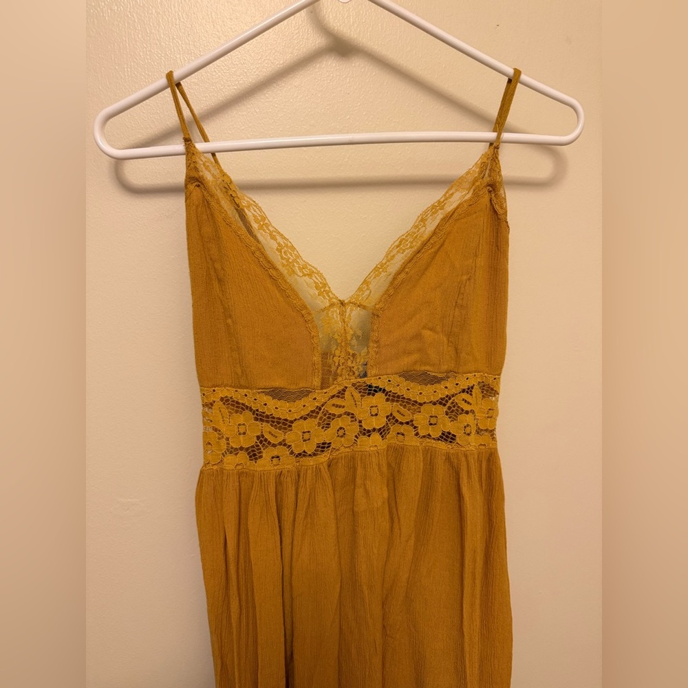 Rue21 Mustard Lace Maxi Dress - Picture 3 of 4